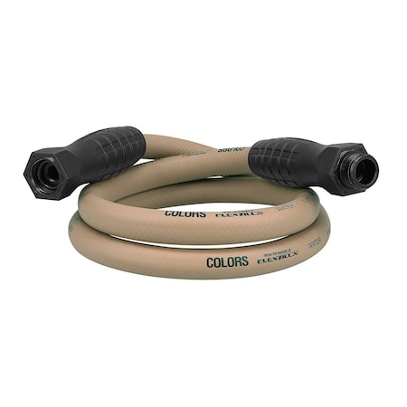 Colors 5/8 in ID x 5 ft L SwivelGrip Garden Hose, Brown Mulch HFZC505BRS-E